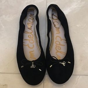 Black Suede Flats